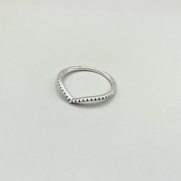 Pandora Sterling Silver Beaded Wish Ring - Picture 4 of 7